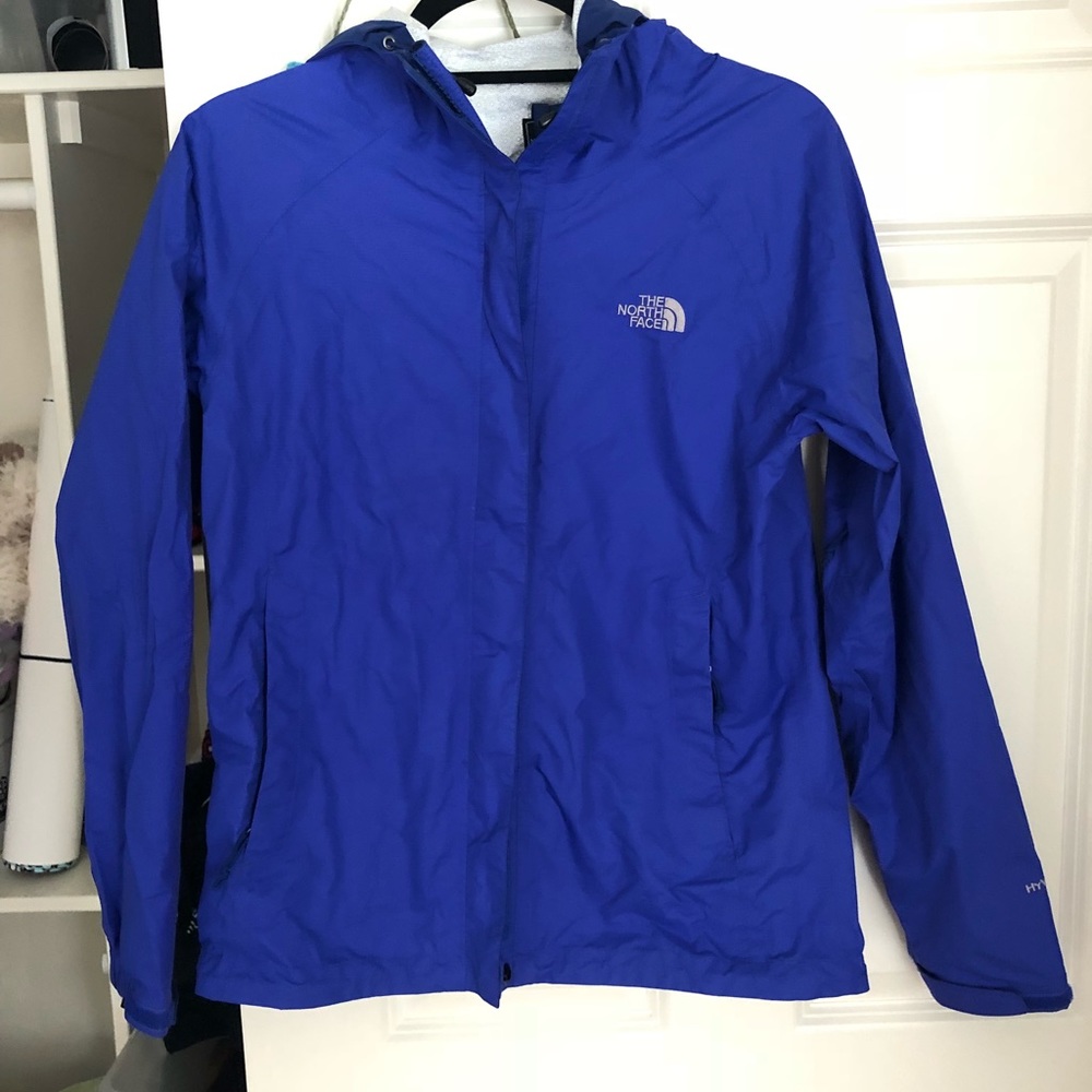 Blue North Face Rain Jacket